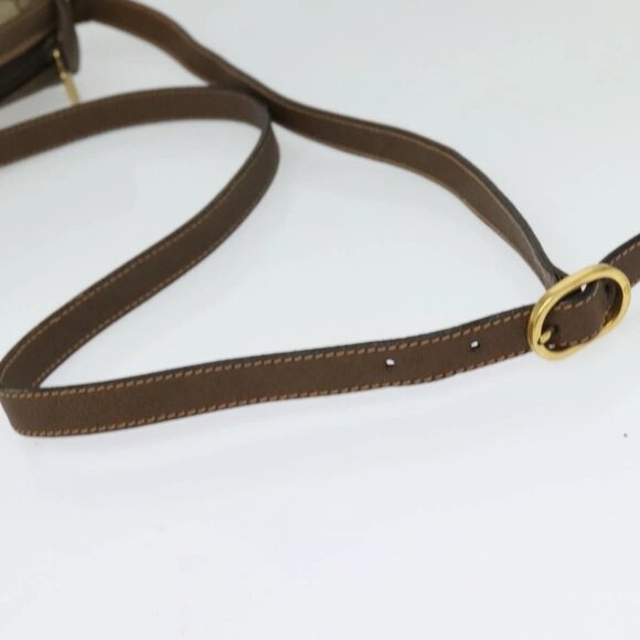 GUCCI GG Supreme Web Sherry Line Shoulder Bag PVC Beige 89 02 018 Auth BA4657 - Picture 8 of 16